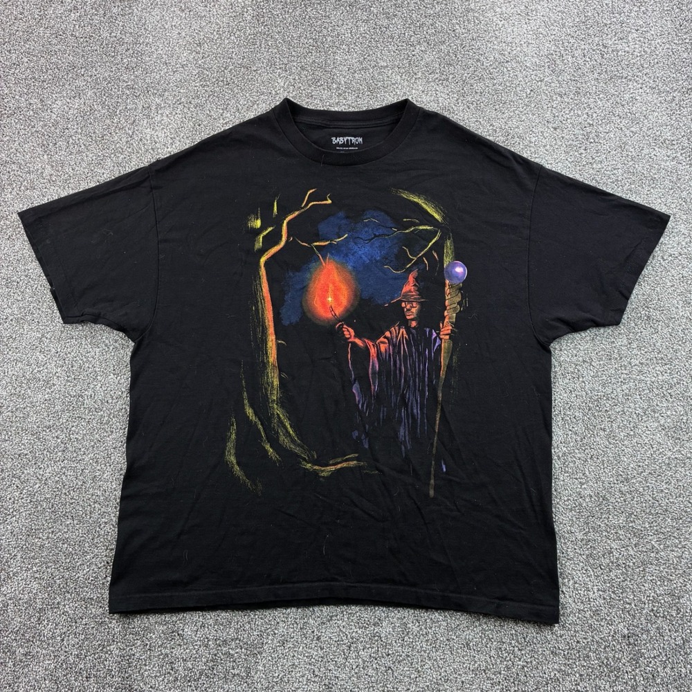 BabyTron Shirt Mens 2XL Black The Adventures of Tron Tour Wizard Graphic Rap